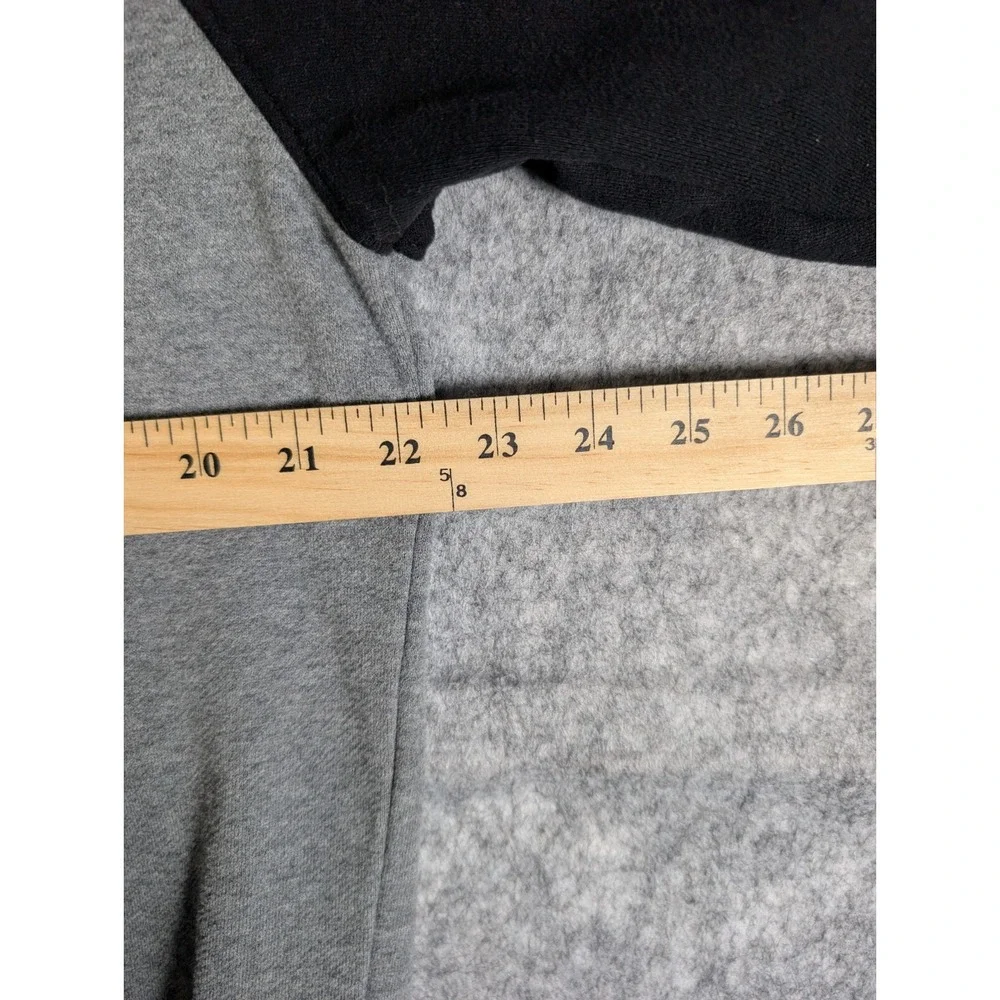 VTG Missouri Tigers‎ Black and Gray Hoodie Stitched Sweatshirt - Small